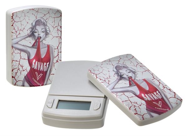 V-Syndicate ScaleBud SB-100T Travel Scale 100g Digitalwaage dunkellila "Dank Diva" (0,01g)